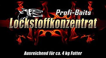 Lockstoff Konzentrat, Pulver, Profi-Baits